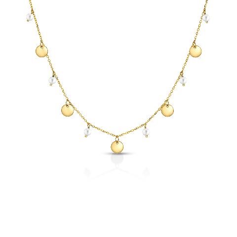 Halskette CikOrefice Gioielli Dame in Gold Perla C702PP0 - C702PP0